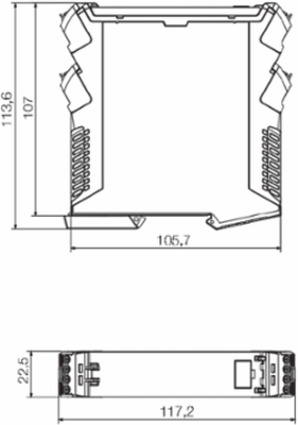 Current Measuring Transducer 60 A, 0-20 mA Output, True RMS
