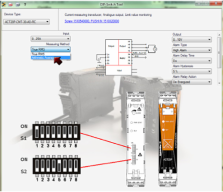 Current Measuring Transducer, 0-30 A AC/DC, 4.472 Inch Depth, 4-Way Isolation