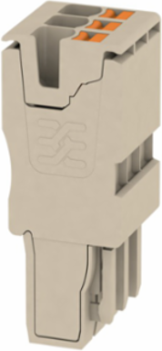 Plug 2.5 mm2 800 V 3 Poles 24 A Dark Beige