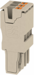 Plug 2.5 mm2 800 V 3 Poles 24 A Dark Beige