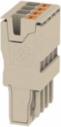 APG 2.5/4 Plug 800V 24A 4 Poles Dark Beige