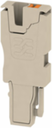 Push In Plug, 2.5 mm2, 1 Pole, 800 V, 24 A, Dark Beige