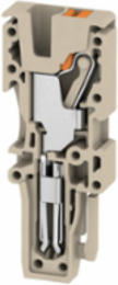 Plug 2.5 mm2, 800 V, 24 A, 1 Pole, Dark Beige