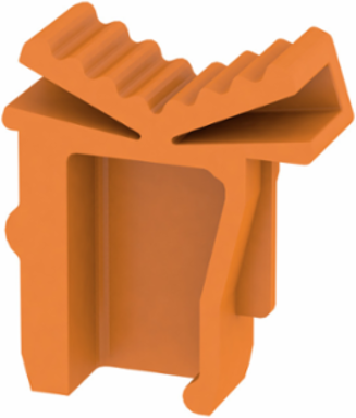 Klippon Connect Terminal Block, 0.398 Inch Height, 0.189 Inch Width, Orange