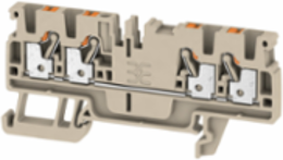 Feed-Through Terminal Block, 2.5 mm², 800 V, 24 A, PUSH IN Technology