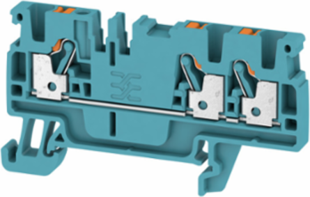 Feed-through Terminal Block, 2.5 mm2, 800 V, 24 A, Blue