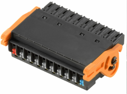 BL-I/O Female Connector 3.50 mm, 10 Poles, 180 , PBT Insulation