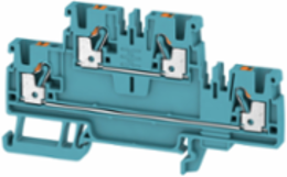 Blue Feed-through Terminal Block, 2.5 mm², 24 A, 800 V, Push In