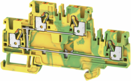 PE Terminal, 2.5 mm2, 800 V, Green/Yellow, PUSH IN Technology