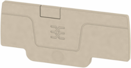 AEP End Plate, 2.347 Inch Height, 0.083 Inch Width, 26.3 mm Depth, Wemid Material