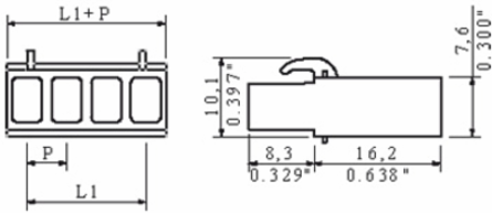 PCB Connector 5.08mm Pitch, 7 Poles, Crimp Connection, 2.5mm2 Max Clamping Range
