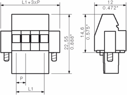 PCB Plug-in Connector 3.50 mm, 7 Poles, 270 , 8A, 300V, Box