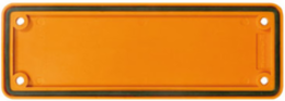 Heavy-Duty Connector Cover Plate, Size 8, Plastic, Orange