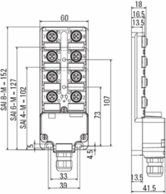 SAI-6-M 4P M12