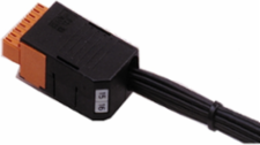 PCB Plug-in Connector, Black, 6 Poles, 140mm Length, PBT Insulation
