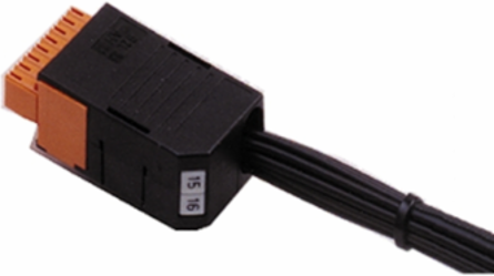 PCB Plug-In Connector 12 Poles Black, VPE 30mm x 140mm, Weight 7.8g