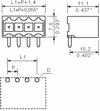 SL-SMT 3.50/04/90G 1.5SN BK RL