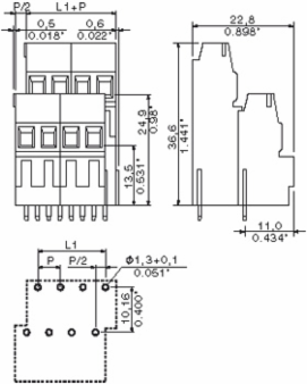 LM2H 5.08/24/90 3.5SN OR BX