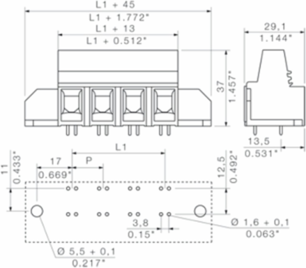 LXB 15.00/06/90 4.5SN GY BX