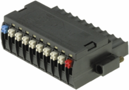PCB Connector, 3.50 mm Pitch, 10 Poles, PUSH IN, Tension-clamp Connection