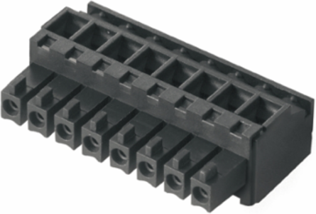 PCB Connector 3.81mm Pitch, 5 Poles, 90 Angle, IP 20, 1.5mm2 Max. Clamping