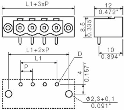 SL-SMT 5.08HC/06/90F 3.2SN BK BX