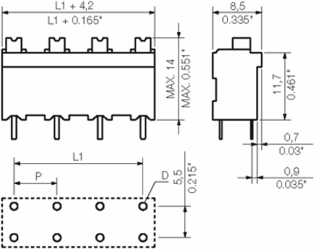 LSF-SMT 7.50/05/180 3.5SN BK RL