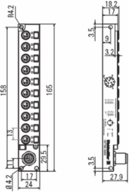 SAI-10-S12 3P M8 L