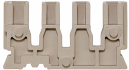 BST Multi-Tier Terminal Block 20.8 mm Dark Beige, Plug, V-0 Flammability Rating