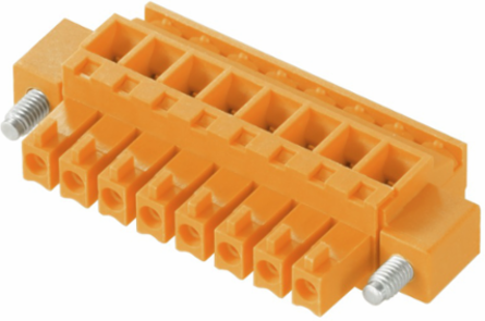 PCB Plug-in Connector 3.81 mm 6 Poles 90 Clamping Yoke Connection