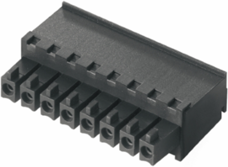 PCB Plug-In Connector, Female, 3.81 mm, 7 Poles, 270 , Clamping Range 1.5 mm2