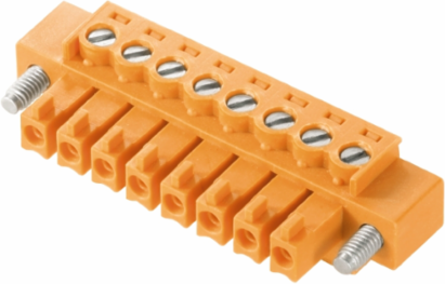Female PCB Connector, 3.81 mm Pitch, 18 Poles, 180 , 1.5 mm2 Clamping