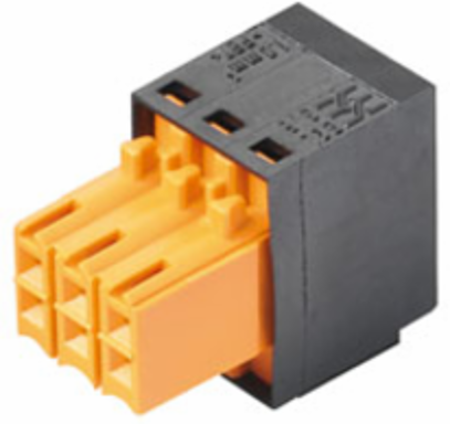 PCB Plug-in Connector, 3.50 mm, 6 Poles, Tension Clamp Connection, Black