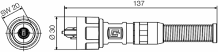 IE-PS-V01M-2SC-POF-BP