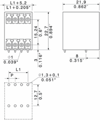 SCD-THR 3.81/26/90G 3.2SN BK BX