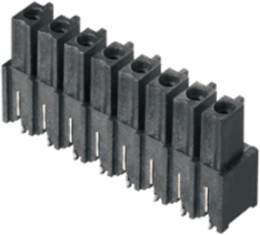 PCB Plug-In Connector, Female Header, 5 Poles, 1.5 mm Solder Pin, 180 Elbow