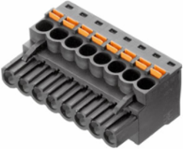 PCB Plug-In Connector, 5.00 mm Pitch, 17 Poles, 90 Angle, PUSH IN Connection