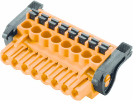 PCB Plug-In Connector 5-Pole, 5.00 mm Pitch, 90 , 10 A Rated Current, Orange