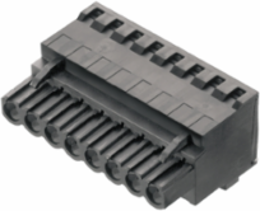 PCB Connector, 2 Poles, 5.08 mm Pitch, Tension-Clamp Connection, Black