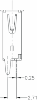 USB2.0A T1V 2.5N4 TY BK