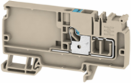 Supply Terminal PUSH IN, 6 mm2, 500 V, 41 A, Dark Beige