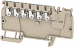 Modular Distribution Terminal, PUSH IN, 1.5 mm2, 500 V, 17.5 A