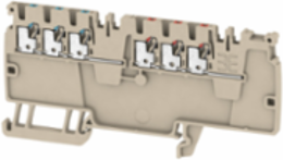 Modular Distribution Terminal, 1.5 mm2, 250 V, 16 A, Dark Beige