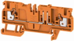 Test-Disconnect Terminal Block, 2.5 mm2, 20 A, 500 V, Orange