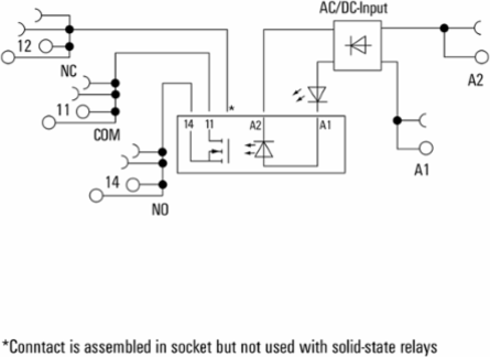 Solid-State Relay 24V DC, 5A, 3-33V DC Switching Voltage