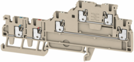 AIO23 PUSH IN Initiator/Actuator Terminal Block, 1.5 mm2, 250 V, 13.5 A