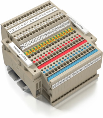 AIO22 Actuator Terminal, 1.5 mm2, 250 V, 13.5 A, Dark Beige