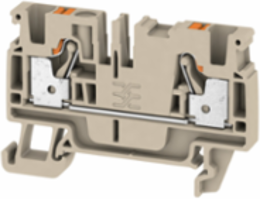 A2C 4 Feed-Through Terminal, 4 mm², 800 V, 32 A, PUSH IN Technology