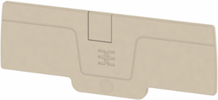 A-series End Plate with Snap-in Pegs, 1.274 Inch Depth, 3.378 Inch Height