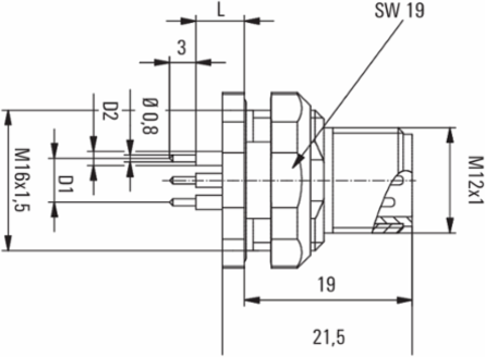 SAIE-M12S-5-H5.5TL-M16